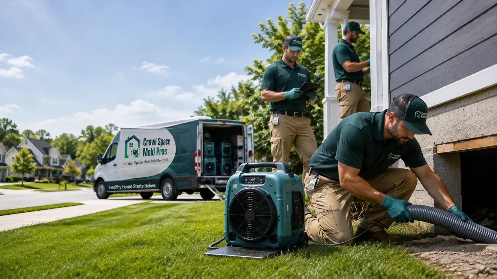 Crawl Space Mold Removal in Taylor, WI